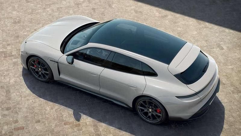 Occasion Porsche Taycan Sport Turismo 439 kW (598 PK) 2023 Grijs Stationwagen