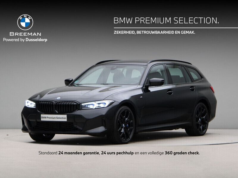 Zwart Gebruikt 2024 BMW 330e M Sport Stationwagen | € 64.950 - Afbeelding 1/4