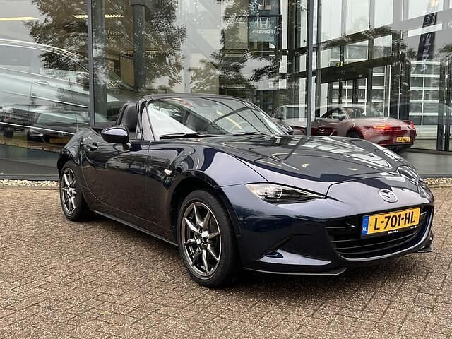 Blauw Gebruikt 2021 Mazda MX5 Luxury Cabriolet | € 25.839 (Eerlijke prijs) - Afbeelding 1/4