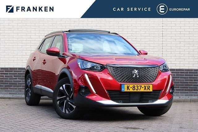 Rood Gebruikt 2020 Peugeot 2008 GT-line SUV | € 18.950 (Eerlijke prijs) - Afbeelding 1/4