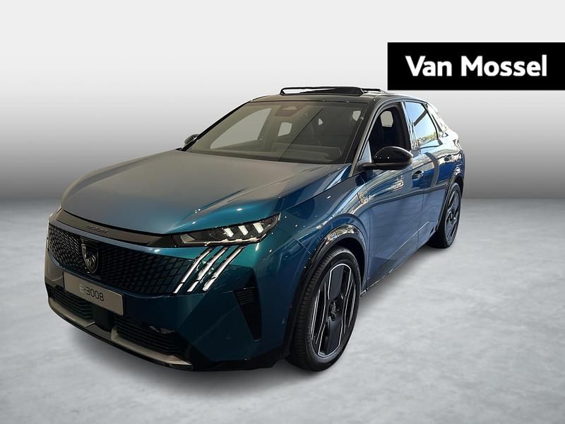 Blauw Nieuw 2025 Peugeot e-3008 Avantage SUV | € 49.940 (Eerlijke prijs) - Afbeelding 1/4