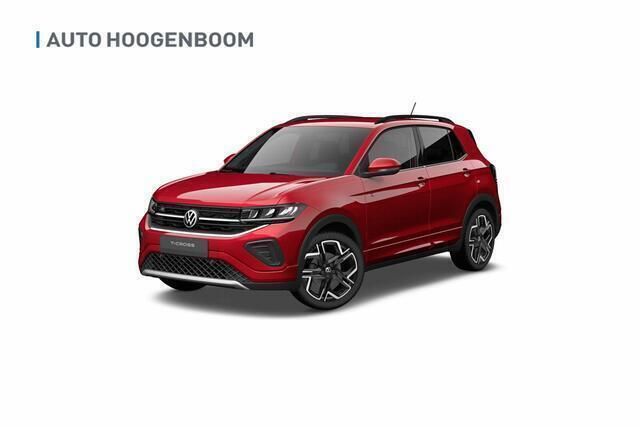 Rood Nieuw 2024 VW T-Cross R-line SUV | € 37.950 (Duur) - Afbeelding 1/2