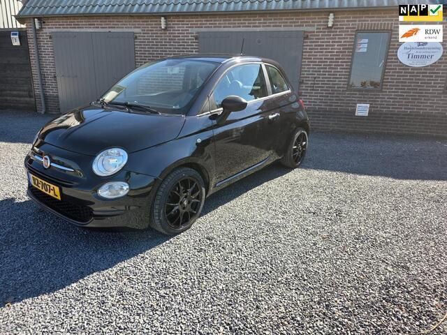 Zwart Gebruikt 2018 Fiat 500 Pop Star Hatchback | € 10.750 (Eerlijke prijs) - Afbeelding 1/4
