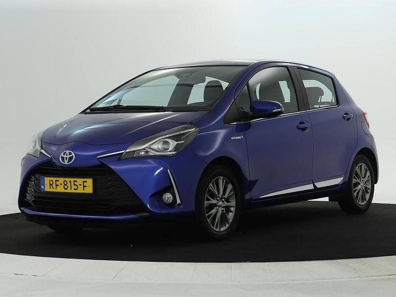Blauw Gebruikt 2017 Toyota Yaris Hybrid Executive Hatchback | € 15.445 (Super prijs) - Afbeelding 1/4