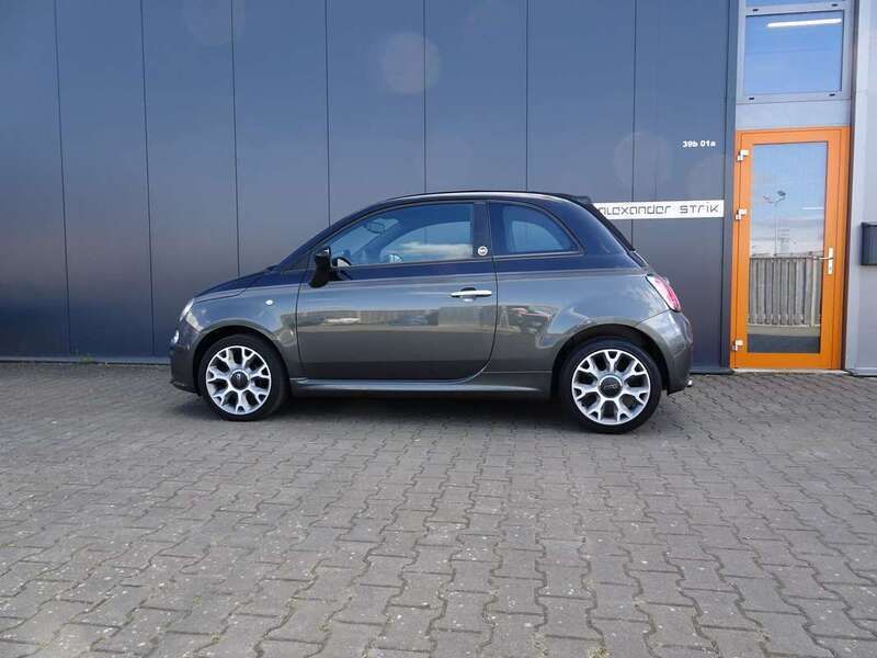 Grijs Gebruikt 2014 Fiat 500C Cabriolet | € 9.500 (Iets duurder) - Afbeelding 1/4