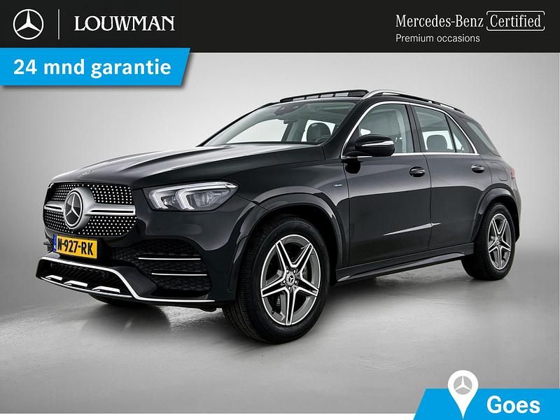 Donker zwart Occasion 2021 Mercedes GLE350 AMG SUV | € 59.950 (Eerlijke prijs) - Afbeelding 1/4