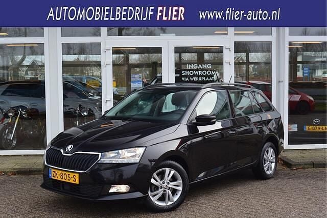 Zwart (metallic) Occasion 2019 Skoda Fabia Ambition Stationwagen | € 10.750 (Eerlijke prijs) - Afbeelding 1/4