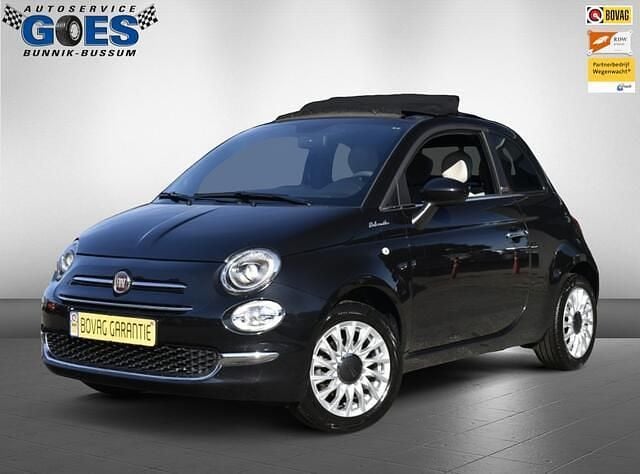 Zwart Gebruikt 2022 Fiat 500C Dolcevita Cabriolet | € 14.240 (Goede deal) - Afbeelding 1/4
