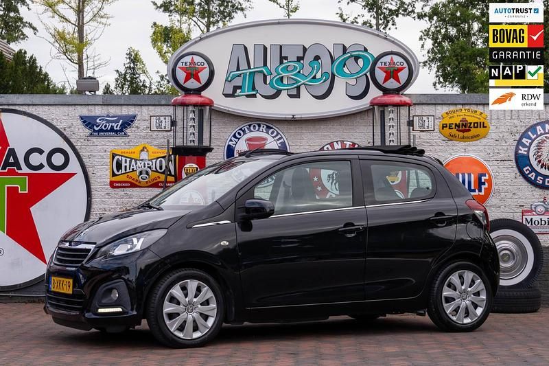 Zwart Gebruikt 2014 Peugeot 108 Active Hatchback | € 7.750 (Eerlijke prijs) - Afbeelding 1/4