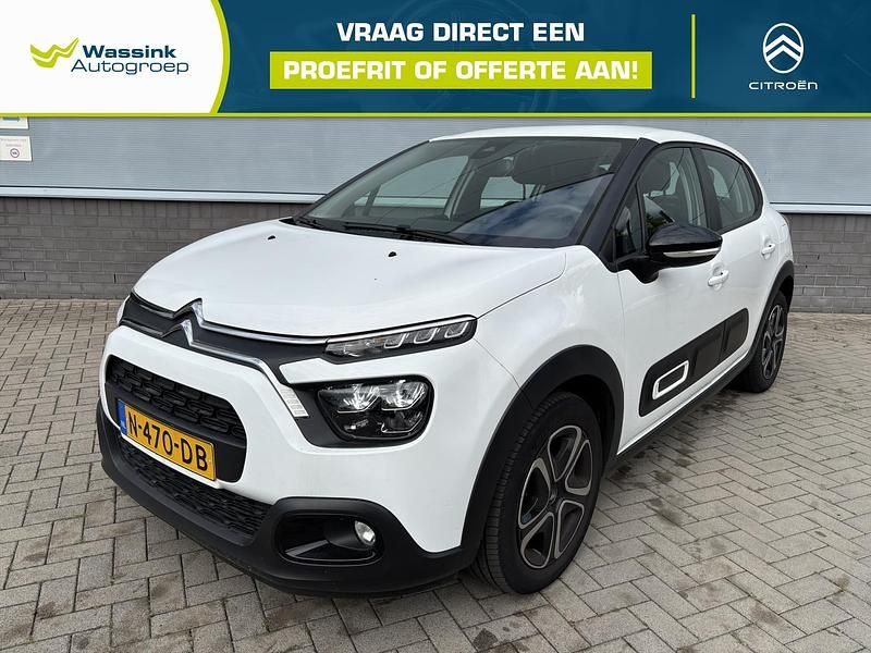 Wit Gebruikt 2021 Citroën C3 Feel Hatchback | € 12.940 (Goede deal) - Afbeelding 1/4