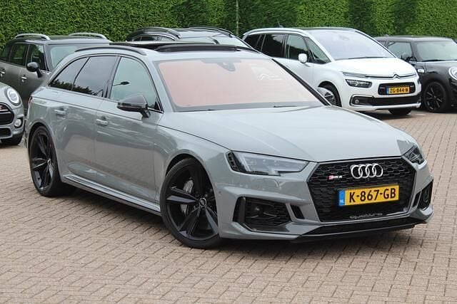 Grijs Gebruikt 2018 Audi RS4 Stationwagen | € 49.950 (Eerlijke prijs) - Afbeelding 1/4