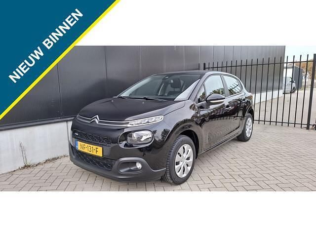 Zwart Occasion 2017 Citroën C3 Feel Hatchback | € 7.799 (Eerlijke prijs) - Afbeelding 1/4
