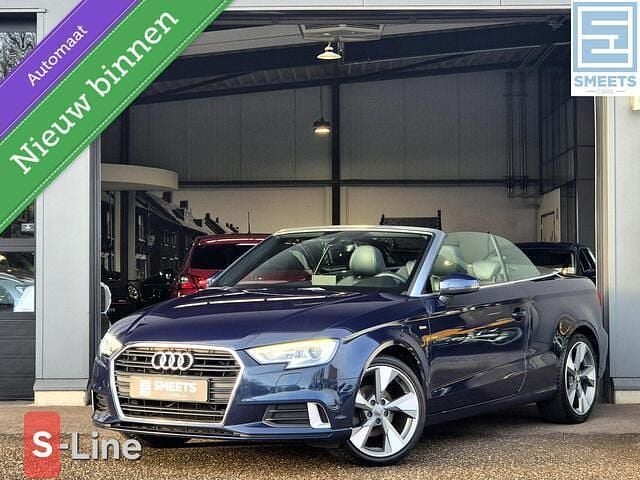 Blauw Gebruikt 2017 Audi A3 Cabriolet S-Line Cabriolet | € 18.500 (Super prijs) - Afbeelding 1/4