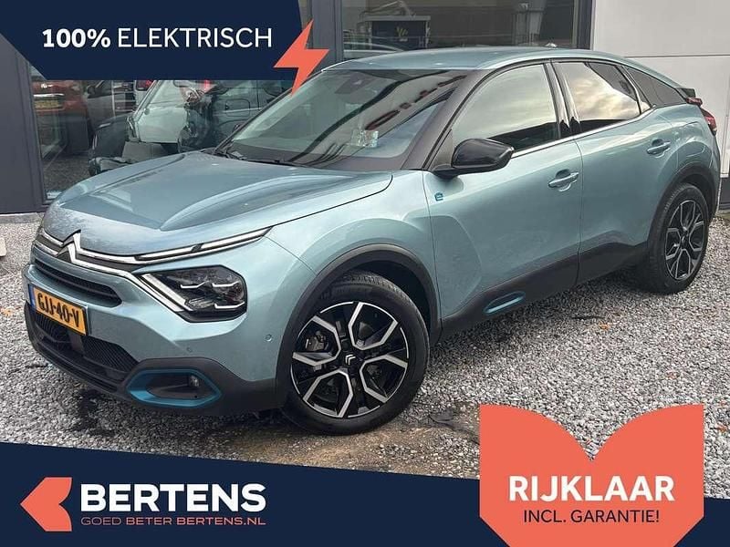 Blauw Gebruikt 2023 Citroën e-C4 Shine SUV | € 21.995 (Eerlijke prijs) - Afbeelding 1/4