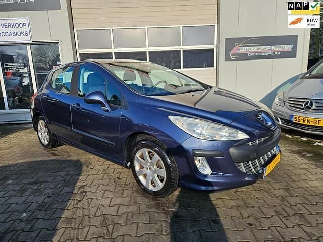 Blauw (metallic) Occasion 2008 Peugeot 308 Hatchback | € 2.950 (Eerlijke prijs) - Afbeelding 1/4