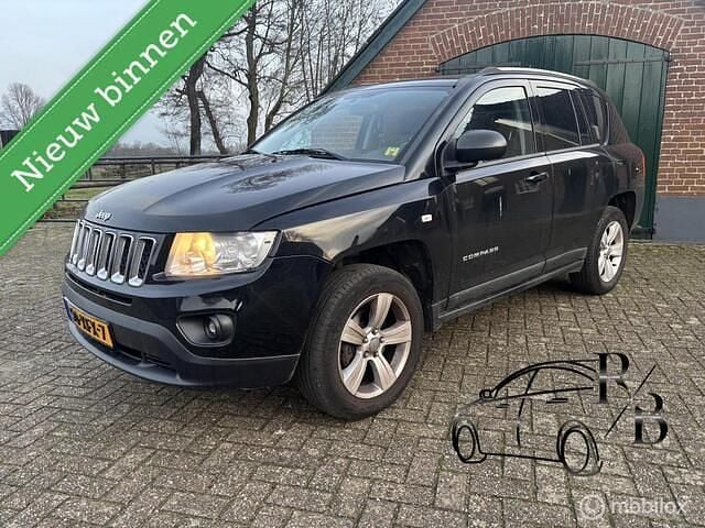 Zwart (metallic) Gebruikt 2012 Jeep Compass Sport SUV | € 6.299 (Goede deal) - Afbeelding 1/4