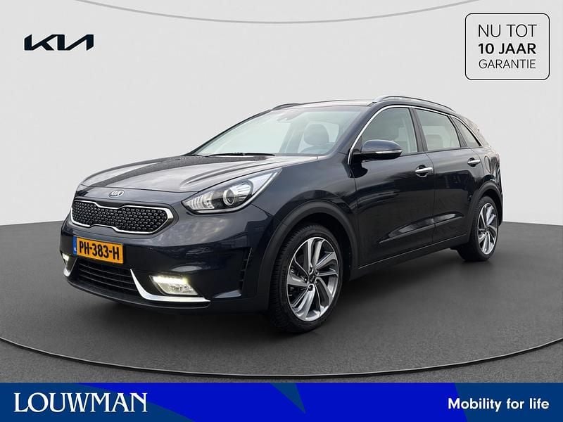 Blauw metallic Gebruikt 2017 Kia Niro First Edition SUV | € 17.740 (Goede deal) - Afbeelding 1/4