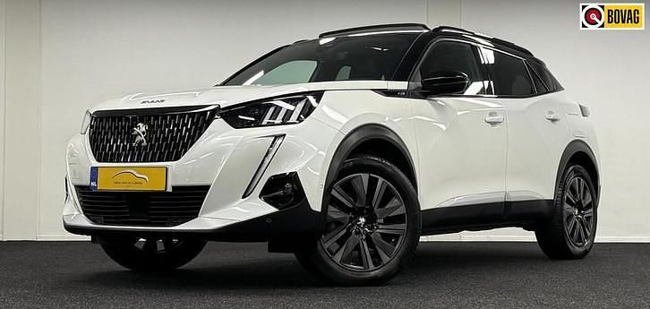 Wit (metallic) Occasion 2022 Peugeot 2008 GTi SUV | € 23.995 (Iets duurder) - Afbeelding 1/3
