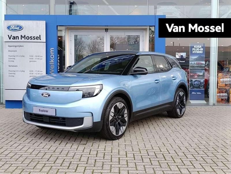Blauw Nieuw 2025 Ford Explorer Extended Range SUV | € 48.250 (Eerlijke prijs) - Afbeelding 1/4