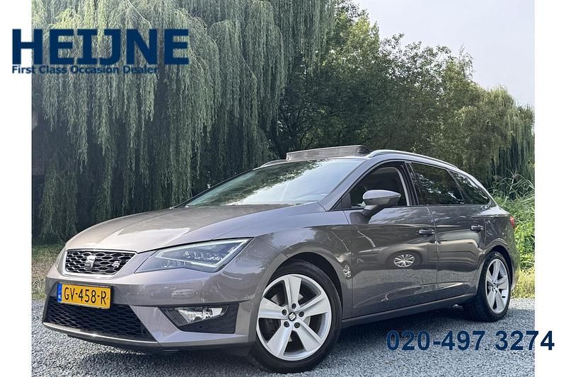 Grijs Gebruikt 2015 Seat Leon CONNECT Stationwagen | € 9.745 - Afbeelding 1/4