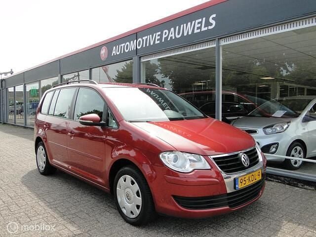 Rood Gebruikt 2009 VW Touran Comfortline MPV | € 3.150 (Eerlijke prijs) - Afbeelding 1/4