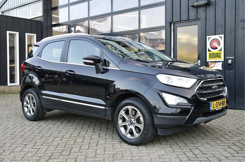 Zwart (metallic) Occasion 2019 Ford Ecosport Titanium SUV | € 9.998 (Goede deal) - Afbeelding 1/4