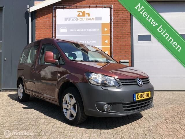 Rood Gebruikt 2010 VW Caddy Trendline MPV | € 6.499 (Super prijs) - Afbeelding 1/4