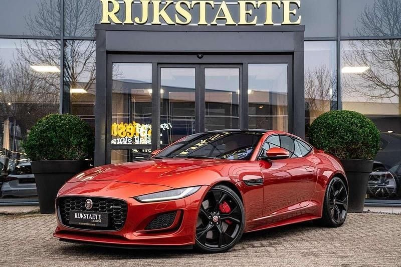 Oranje, metallic lak Gebruikt 2020 Jaguar F-Type R-Dynamic Coupé | € 67.900 (Duur) - Afbeelding 1/4
