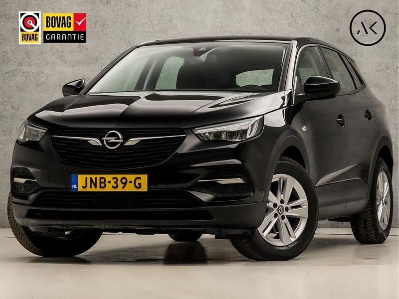 Zwart Gebruikt 2021 Opel Grandland X Sport SUV | € 20.445 (Super prijs) - Afbeelding 1/4