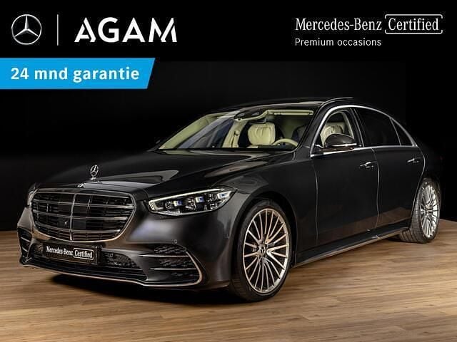 Grijs Gebruikt 2021 Mercedes S500 AMG Line Premium Plus Sedan | € 89.950 (Eerlijke prijs) - Afbeelding 1/4