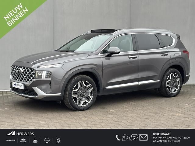 Grijs Occasion 2022 Hyundai Santa Fe Premium SUV | € 34.885 (Eerlijke prijs) - Afbeelding 1/4