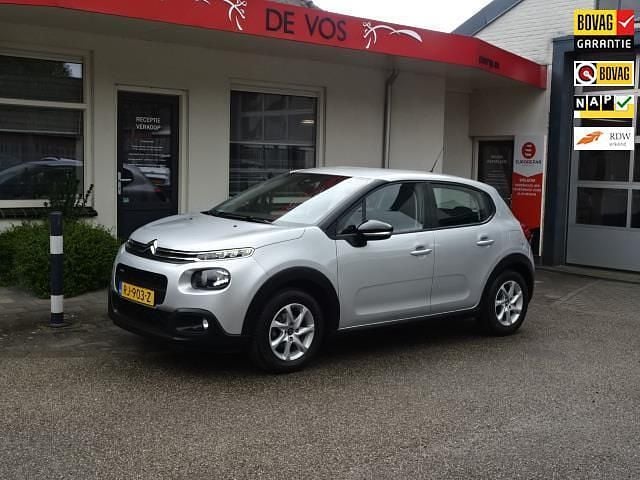 Grijs Gebruikt 2017 Citroën C3 Feel Hatchback | € 8.750 (Goede deal) - Afbeelding 1/4