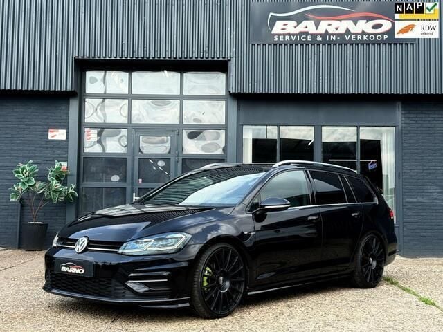 Zwart Gebruikt 2019 VW Golf VII R-line Stationwagen | € 20.999 (Super prijs) - Afbeelding 1/4
