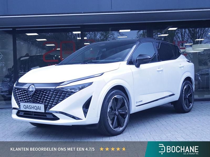 Pearl white/ black (licht wit) Nieuw 2025 Nissan Qashqai SUV | € 42.900 (Eerlijke prijs) - Afbeelding 1/4