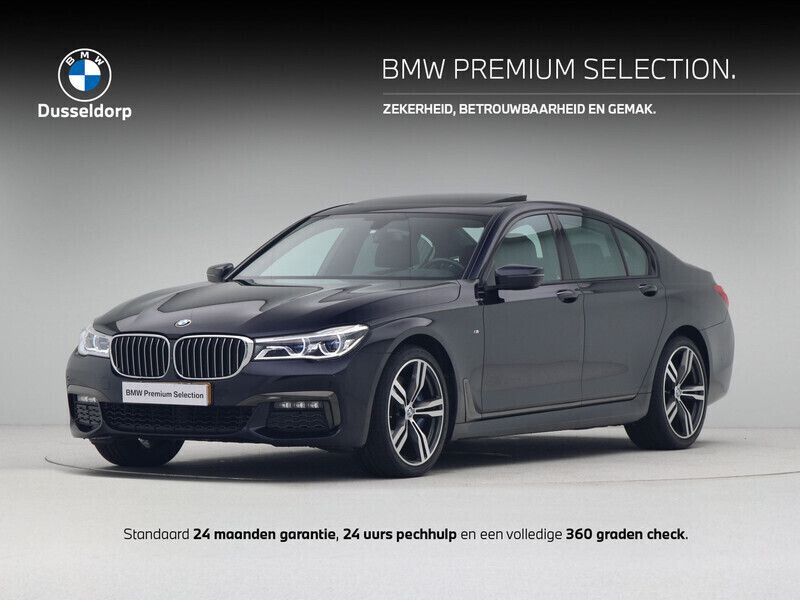 Zwart Gebruikt 2018 BMW 740 Executive Sedan | € 42.950 (Goede deal) - Afbeelding 1/4