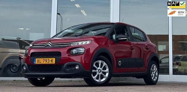 Rood Gebruikt 2019 Citroën C3 Feel Hatchback | € 11.244 (Goede deal) - Afbeelding 1/2