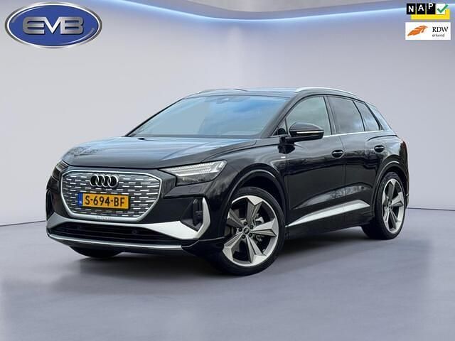 Zwart Gebruikt 2022 Audi Q4 e-tron S-Line SUV | € 24.945 (Goede deal) - Afbeelding 1/4