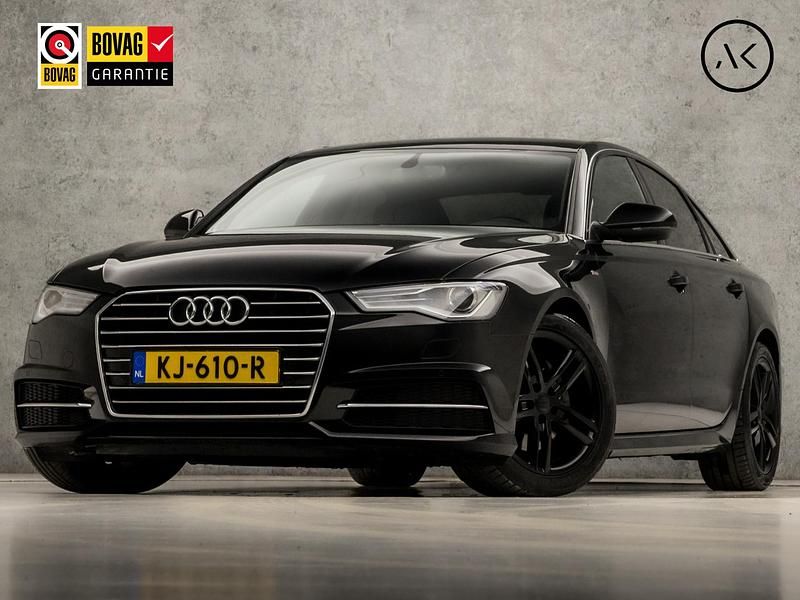 Zwart Occasion 2016 Audi A6 S-Line Sedan | € 20.445 (Super prijs) - Afbeelding 1/4