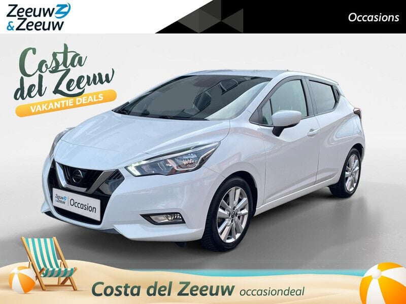 Solid white s Gebruikt 2020 Nissan Micra N-Connecta Hatchback | € 11.445 (Eerlijke prijs) - Afbeelding 1/4