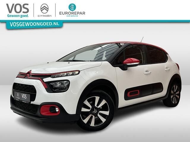 Wit Gebruikt 2021 Citroën C3 PureTech Hatchback | € 14.895 (Goede deal) - Afbeelding 1/4