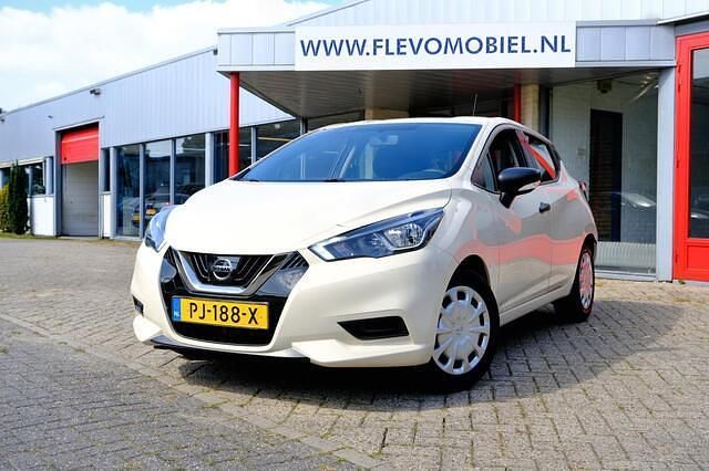 Wit Gebruikt 2017 Nissan Micra Visia Hatchback | € 9.450 (Eerlijke prijs) - Afbeelding 1/4
