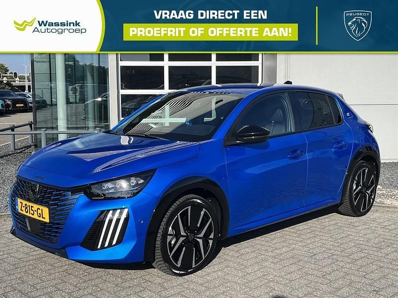 Blauw Gebruikt 2024 Peugeot e-208 GTi Hatchback | € 25.940 (Duur) - Afbeelding 1/4
