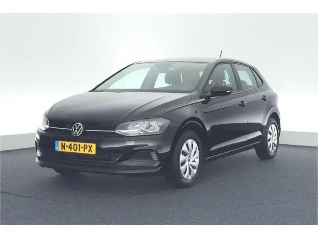 Zwart Gebruikt 2021 VW Polo Comfortline Hatchback | € 14.949 - Afbeelding 1/4