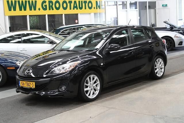 Zwart Gebruikt 2012 Mazda 3 Hatchback | € 4.944 (Super prijs) - Afbeelding 1/4