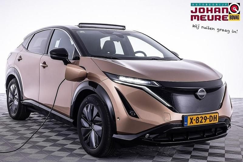 Bruin Gebruikt 2023 Nissan Ariya Evolve SUV | € 35.990 (Eerlijke prijs) - Afbeelding 1/4