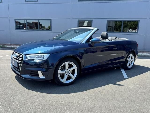 Blauw, metallic lak Gebruikt 2018 Audi A3 Cabriolet Sport Cabriolet | € 25.950 (Eerlijke prijs) - Afbeelding 1/4