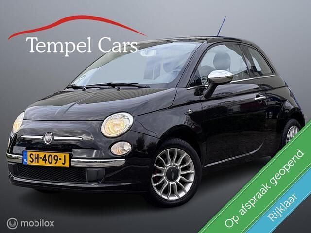 Zwart Gebruikt 2008 Fiat 500 Lounge Hatchback | € 5.750 (Duur) - Afbeelding 1/4