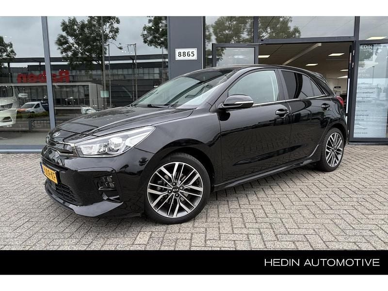 Zwart Gebruikt 2020 Kia Rio GT-Line Hatchback | € 17.950 (Eerlijke prijs) - Afbeelding 1/3