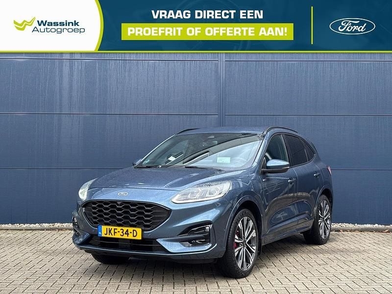 Blauw (metallic) Gebruikt 2022 Ford Kuga ST-Line X SUV | € 25.740 (Goede deal) - Afbeelding 1/4