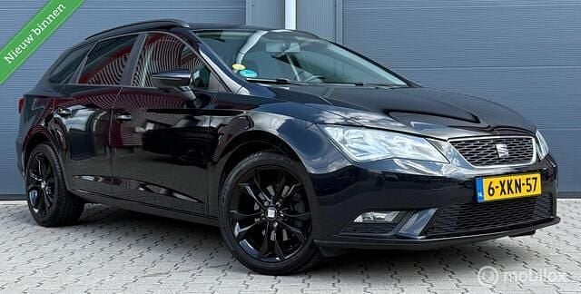 Zwart Gebruikt 2014 Seat Leon ST Business Stationwagen | € 4.450 (Eerlijke prijs) - Afbeelding 1/4